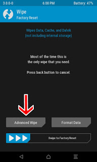Advan G5 E: Failed To Mount Cache ( Invalid Argument )