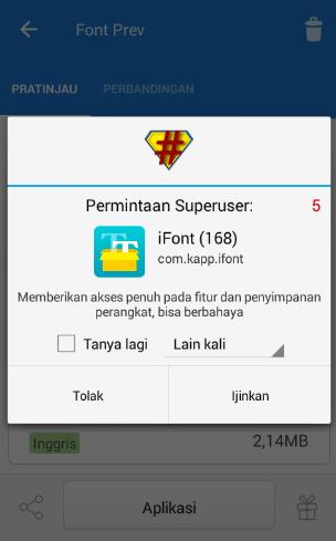 install font Advan Vandroid i4C