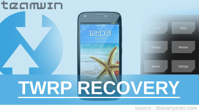 TWRP Advan Vandroid GAIA S4D Tanpa Komputer