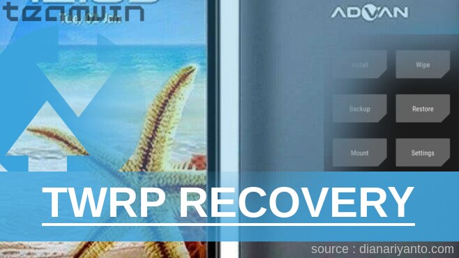 TWRP Recovery Advan Vandroid S5G Tanpa Unlock Bootloader